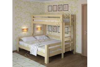 фото Тетрис кровать трехспальная Мебель из массива